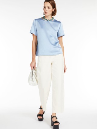 Молочні брюки WEEKEND MAX MARA : фото 4 - Invogue