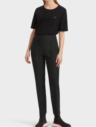 Чёрные брюки MARC CAIN: фото 4 - Invogue