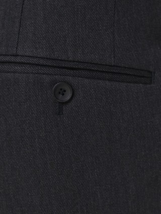 Серые брюки BOSS из шерсти: фото 2 - Invogue