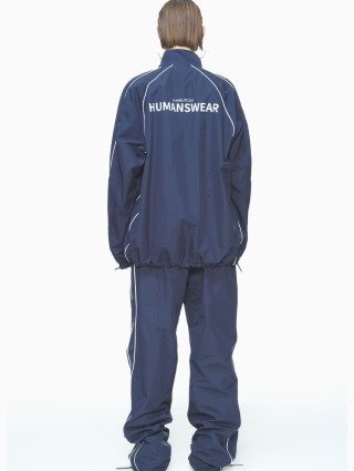 Синие спортивные брюки PUSHBUTTON: фото 3 - Invogue