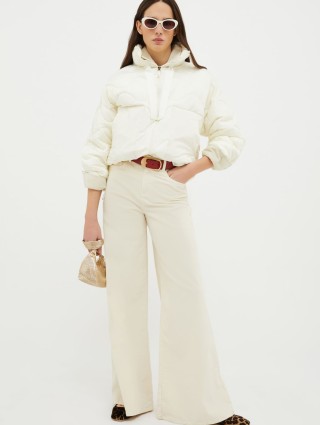 Кремовые брюки MAX&CO: фото 4 - Invogue