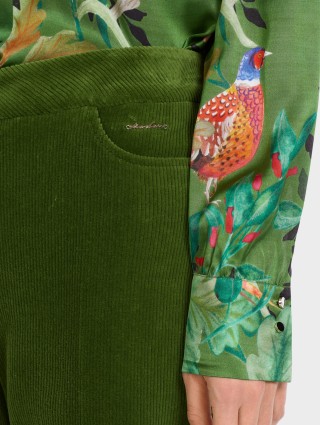 Зелені брюки MARC CAIN : фото 3 - Invogue