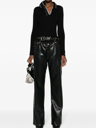 Чёрные брюки Y/PROJECT: фото 4 - Invogue