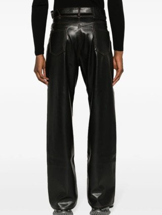 Чёрные брюки Y/PROJECT: фото 2 - Invogue