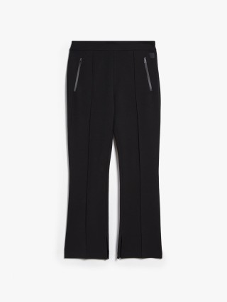 Чорні брюки WEEKEND MAX MARA з кишенями та застібкою-блискавкою: фото - Invogue