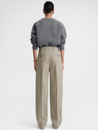 Бежеві брюки TOTEME в клітинку: фото 2 - Invogue