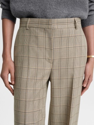 Бежеві брюки TOTEME в клітинку: фото 4 - Invogue