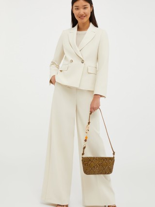 Молочные брюки палаццо MAX&CO : фото 4 - Invogue