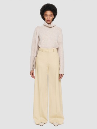 Кремовые брюки Joseph шерстяные: фото 1 - Invogue