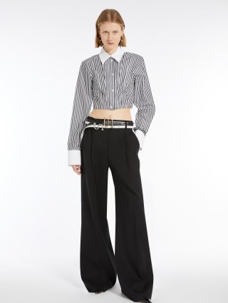 Чорні брюки Sportmax палаццо: фото 1 - Invogue