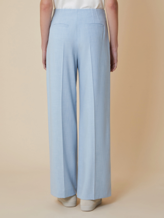 Блакитні брюки PennyBlack широкі: фото 2 - Invogue