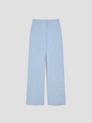 Блакитні брюки PennyBlack широкі: фото - Invogue