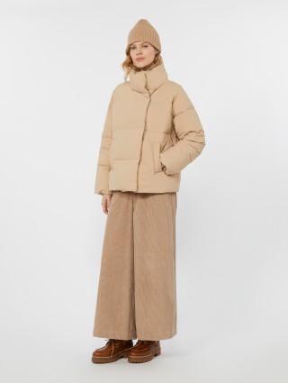 Брюки кремовые WEEKEND MAX MARA бархатные: фото 1 - Invogue