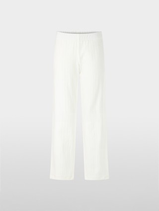 Білі брюки MARC CAIN з бавовни: фото - Invogue
