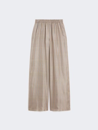 Брюки у смужку MAX MARA шовкові: фото - Invogue