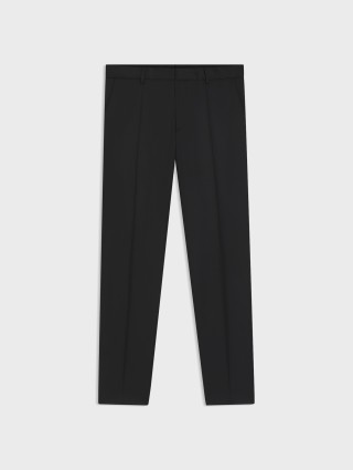 Чёрные брюки BOSS из шерсти: фото - Invogue