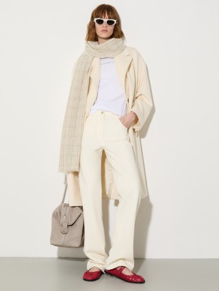 Кремові брюки MAX&CO з бавовни: фото 1 - Invogue