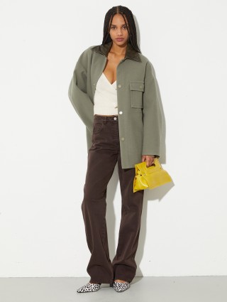 Шоколадні брюки MAX&CO з бавовни: фото 1 - Invogue