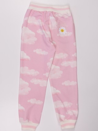 Розовые брюки MONNALISA: фото 1 - Invogue