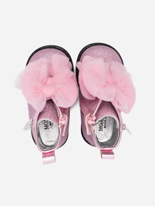 Рожеві черевики MONNALISA : фото 4 - Invogue