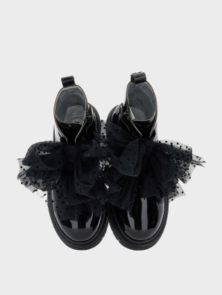 Чорні черевики MONNALISA : фото 3 - Invogue