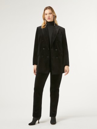 Черные ботильоны Marina Rinaldi из неопрена: фото 1 - Invogue