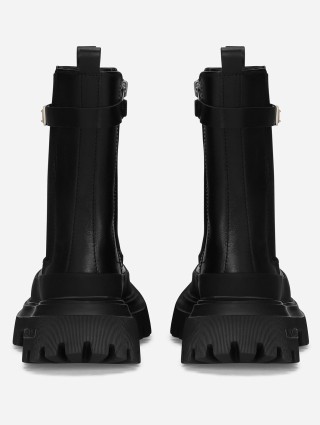 Чорні чоботи DOLCE&GABBANA KIDS : фото 4 - Invogue