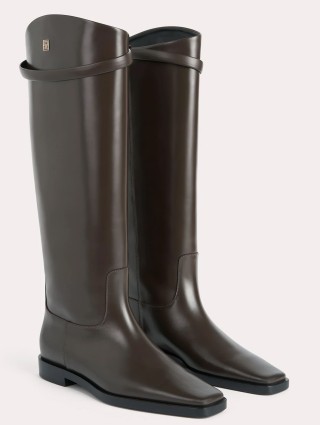 Коричневые ботинки TOTEME: фото 2 - Invogue