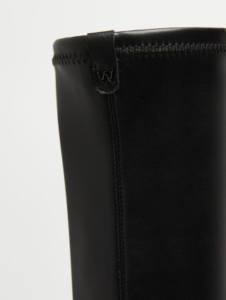 Черные сапоги WEEKEND MAX MARA высокие: фото 5 - Invogue