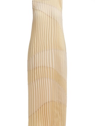 Бежевое платье LORENA ANTONIAZZI: фото 2 - Invogue