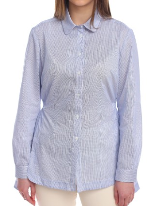 Синяя рубашка MAX&CO: фото 6 - Invogue