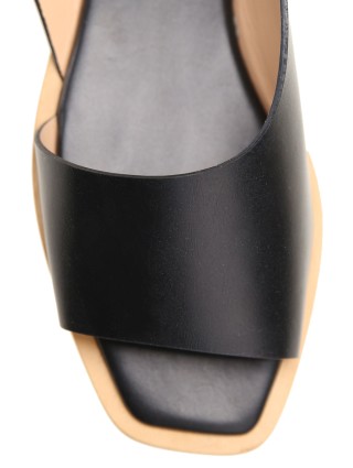 Чорні сандалі SPORTMAX : фото 6 - Invogue