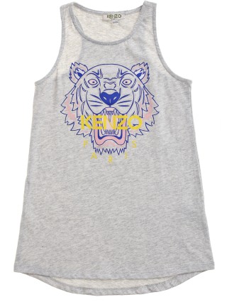 Серое платье KENZO: фото - Invogue