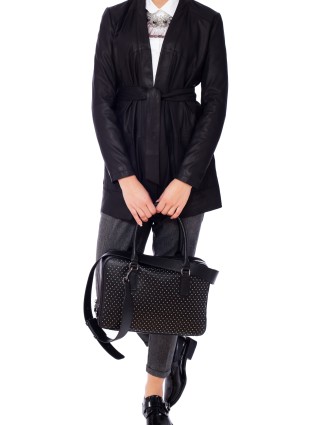 Куртка кожаная MARC CAIN (2711): фото 2 - Invogue