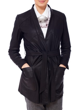 Куртка кожаная MARC CAIN (2711): фото 4 - Invogue