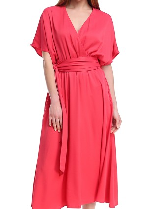 Розовое платье MAX&CO: фото 5 - Invogue