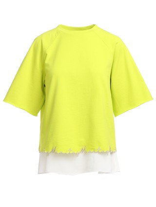 Жовта футболка MAX&CO : фото 2 - Invogue