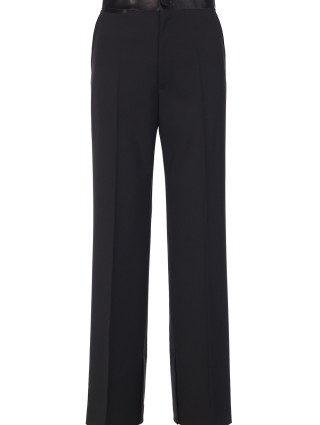 Чёрные брюки HELMUT LANG: фото 2 - Invogue