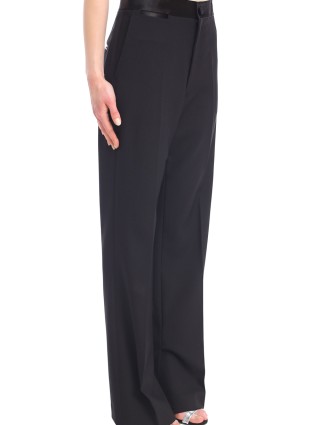 Чёрные брюки HELMUT LANG: фото 5 - Invogue