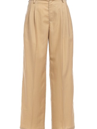 Бежевые брюки WOS: фото 2 - Invogue