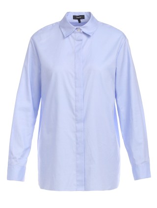 Бежева сорочка THEORY : фото 2 - Invogue