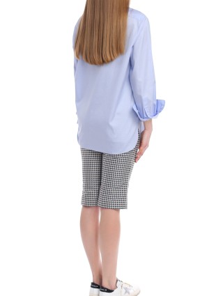 Бежева сорочка THEORY : фото 4 - Invogue