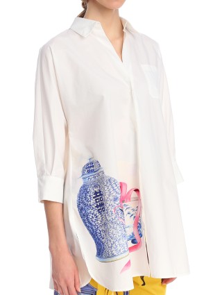 Біла сорочка WEEKEND MAX MARA : фото 5 - Invogue