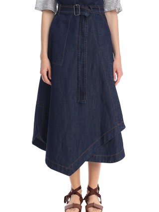 Синяя юбка WEEKEND MAX MARA: фото 5 - Invogue