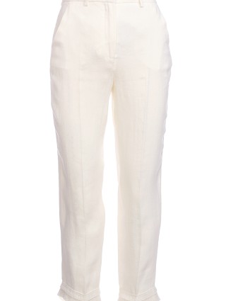 Белые брюки WEEKEND MAX MARA: фото 2 - Invogue