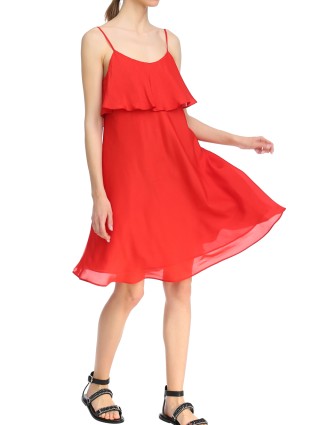 Бордовое платье MAX&CO: фото 3 - Invogue