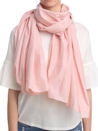 Розовый шарф WEEKEND MAX MARA: фото 3 - Invogue