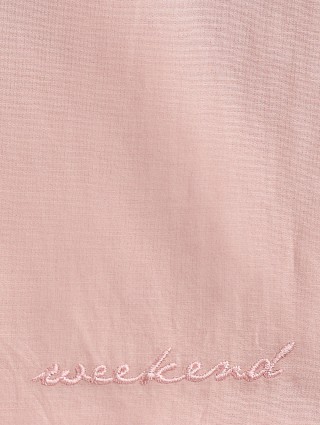 Розовый шарф WEEKEND MAX MARA: фото 7 - Invogue