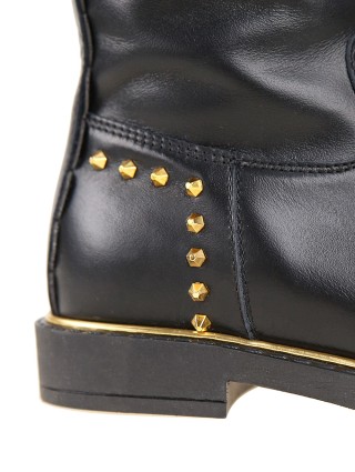 Чёрные сапоги MISS BLUMARINE: фото 4 - Invogue