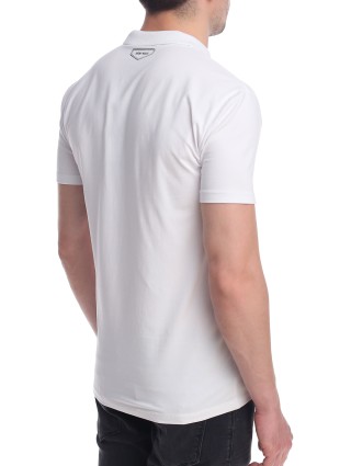 Белое поло ANTONY MORATO: фото 6 - Invogue